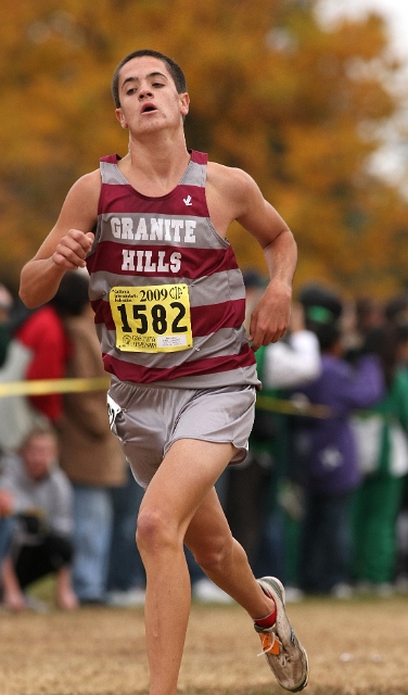 2009 CIF XC Boys D3-116.JPG - 2009 California CIF Cross Country Championships, Woodward Park, Fresno, California